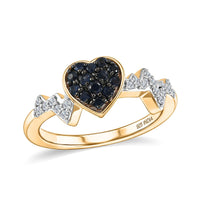 Premium Ruby, White Zircon Ring in 18K Vermeil YG Over Sterling Silver (Size 7.0) 0.55 ctw