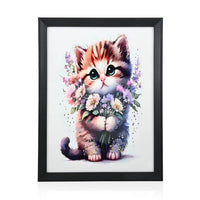 Kitten Frame Wall Art (16"x12")