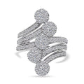 Lab Grown Diamond F-G VS Ring in Platinum Over Sterling Silver (Size 8.0) 2.00 ctw - Sticky add to cart bar