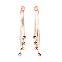 Earrings in 14K Rose Gold Over Sterling Silver 2.50 Grams