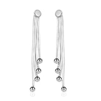 Earrings in 14K Rose Gold Over Sterling Silver 2.50 Grams