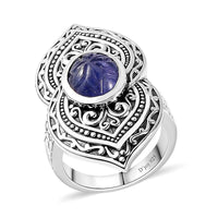 Artisan Crafted Tanzanite Ring in Sterling Silver (Size 10.0) 4.75 ctw