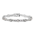 TLV White Topaz Bracelet in Platinum Over Sterling Silver (7.25 In) 19.90 ctw - Sticky add to cart bar