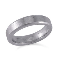 Marvelous Meteorite Men's Band Ring (Size 5)