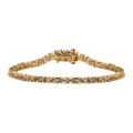 AAA Golden Imperial Topaz Tennis Bracelet in Vermeil Yellow Gold Over Sterling Silver (6.50 In) 8.85 ctw - Sticky add to cart bar
