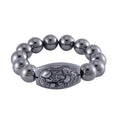 Terahertz Pixiu Carved and Beaded Stretch Bracelet 175.00 ctw - Sticky add to cart bar