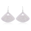 Natural Jade Carved Earrings in Rhodium Over Sterling Silver 62.50 ctw - Sticky add to cart bar
