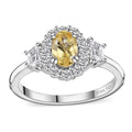 Sunfire Beryl, White Zircon Ring in Platinum Over Sterling Silver (Size 10.0) 1.10 ctw - Sticky add to cart bar