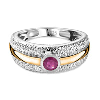 African Ruby Ring in Sterling Silver (Size 10.0) 0.32 ctw