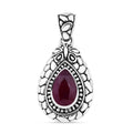 Bali Legacy Niassa Ruby (FF) Pendant in Sterling Silver 4.85 ctw - Sticky add to cart bar