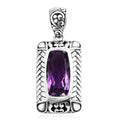Bali Legacy African Amethyst Pendant in Sterling Silver 11.15 ctw - Sticky add to cart bar