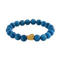 JCK Deal 24K Yellow Gold AAA Malgache Neon Apatite Beaded Dragon Stretch Bracelet 149.65 ctw - Sticky add to cart bar