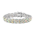 TLV Premium Ethiopian Welo Opal Bracelet in Platinum Over Sterling Silver (8.00 In) 12.50 ctw - Sticky add to cart bar
