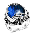 Artisan Crafted AAA Malagasy Labradorite Ring in Sterling Silver (Size 9.0) 17.70 ctw - Sticky add to cart bar