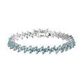 Madagascar Paraiba Apatite Bracelet in Platinum Over Sterling Silver (6.50 In) 9.30 ctw - Sticky add to cart bar