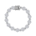 Moissanite Bracelet in Platinum Over Sterling Silver (7.25 In) 14.35 ctw - Sticky add to cart bar