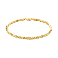 10K Yellow Gold 2.5mm Palma Chain Bracelet (7.00 In) 2.35 Grams