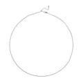 Rhodium Over Sterling Silver Cable Chain Necklace 20 Inches with Lobster Lock 2.30 Grams - Sticky add to cart bar