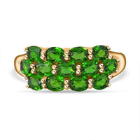 Chrome Diopside Ring in Vermeil YG Over Sterling Silver (Size 10.0) 2.50 ctw