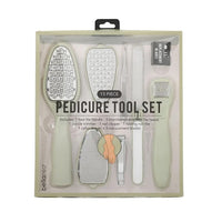 BellaPro 13 Piece Pedicure Set in Sage Green Color