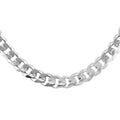 Sterling Silver Flat Curb Chain Necklace 24 Inches 14.60 Grams - Sticky add to cart bar