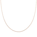 14K Rose Gold Over Sterling Silver Roc Chain Necklace 24 Inches 3.50 Grams - Sticky add to cart bar