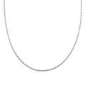 Sterling Silver Rope Chain Necklace (18 Inches) (13.20 g) - Sticky add to cart bar