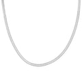 Sterling Silver Textured Snake Necklace 18 Inches 3.50 Grams - Sticky add to cart bar