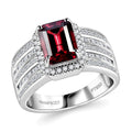 Ouro Fino Rhapsody 950 Platinum AAAA Rubellite, Diamond (E-F, VS) (0.54 ccts) Ring (Size 6.0) 3.15 ctw - Sticky add to cart bar