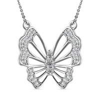Drop Link Necklace in Sterling Silver (16 Inches)
