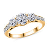 Yellow Gold Over Sterling Silver