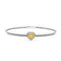 Modani 14K Yellow and White Gold Yellow and White Diamond (SI) Bangle Bracelet (7.00 In) 6.44 Grams 1.00 ctw - Sticky add to cart bar