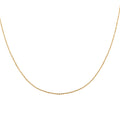 14K Yellow Gold Over Sterling Silver Beaded Adjustable Chain Necklace 24 Inches 3.10 Grams - Sticky add to cart bar