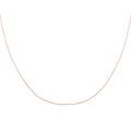 14K Rose Gold Over Sterling Silver Beaded Adjustable Chain Necklace 24 Inches 3.10 Grams - Sticky add to cart bar