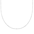 Sterling Silver Oval Daisy Chain Necklace 24 Inches 3 Grams - Sticky add to cart bar