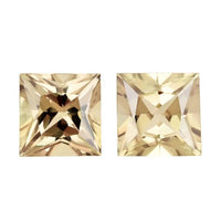 Princess Cut AAAA Turkizite Set of 2 (Sqr 7 mm) 4.00 ctw