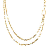 Italian Link Chain Necklace in 10K Yellow Gold 9.40 Grams 18-20 Inches