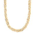 Italian 10K Yellow Gold Grandissimo Mirror Torchon Necklace 18-20 Inches 14.36 Grams - Sticky add to cart bar