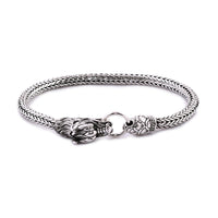 Bali Legacy Sterling Silver Dragon Bracelet (6.50 In) (18.20 g)
