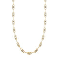 Italian 10K Yellow Gold Jolly Links Necklace 18-20 Inches 7.50 Grams - Sticky add to cart bar