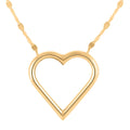 Italian Heart Necklace in 10K Yellow Gold 1.56 Grams 18-20 Inches - Sticky add to cart bar