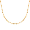 Italian Heart Elements Necklace in 10K Yellow Gold 2.75 Grams 20 Inches - Sticky add to cart bar
