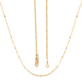 Italian Diamond-Cut Sunburst Chain in 10K Yellow Gold 0.90 Grams 20 Inches - Sticky add to cart bar