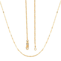 Italian Diamond-Cut Sunburst Chain in 10K Yellow Gold 0.90 Grams 20 Inches