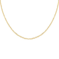 Italian Double Singapore Necklace in 10K Yellow Gold 1.82 Grams 20 Inches