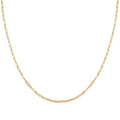 Italian Paperclip Link Necklace in 10K Yellow Gold 2.70 Grams 20 Inches - Sticky add to cart bar