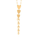 Cuore Scalare Italian 10K Yellow Gold Graduated Necklace 18-20 Inches 1.90 Grams - Sticky add to cart bar