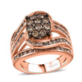 Doorbuster Natural Champagne Diamond Ring in Vermeil RG Over Sterling Silver (Size 6.0) 1.95 ctw - Sticky add to cart bar