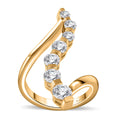 Moissanite Ring in 14K YG Over Vermeil Sterling Silver (Size 10.0) 1.20 ctw - Sticky add to cart bar