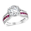 Moissanite & Niassa Ruby